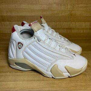 Air Jordan 14 Retro 'Linen' Women’s Size 7 WHITE 312274-161